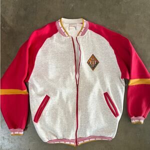 VTG 90's USC Trojan Bomber Track Jacket Men's L Full Zip